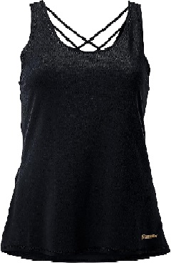 Camiseta Tiras Fr Dama - Negro - TS