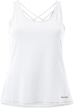 Camiseta Tiras Fr Dama - Blanco - TS