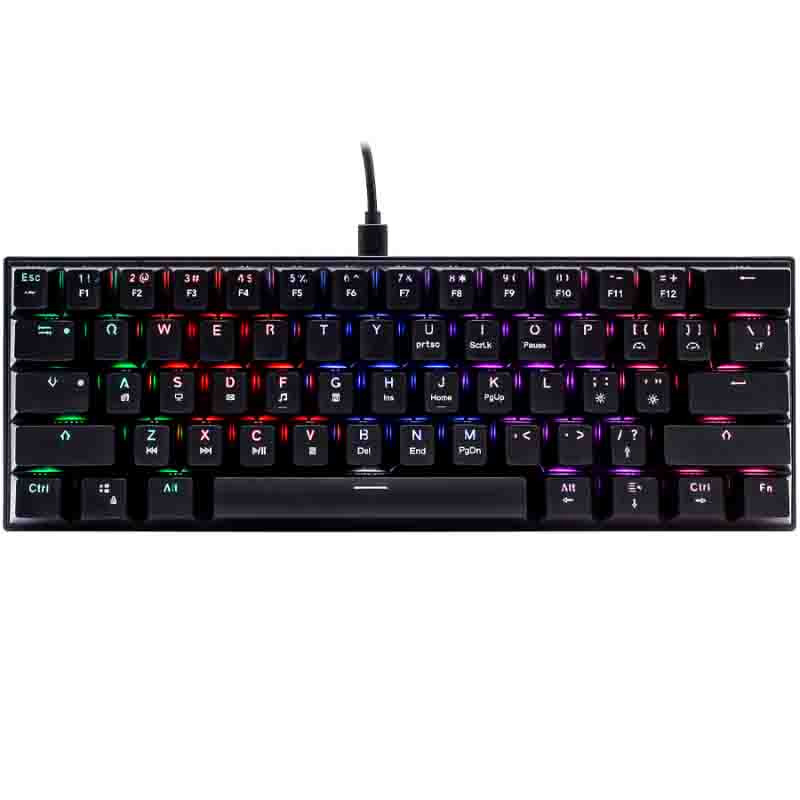 Teclado Mecánico Gamer  WY61 J&R Switch Azul