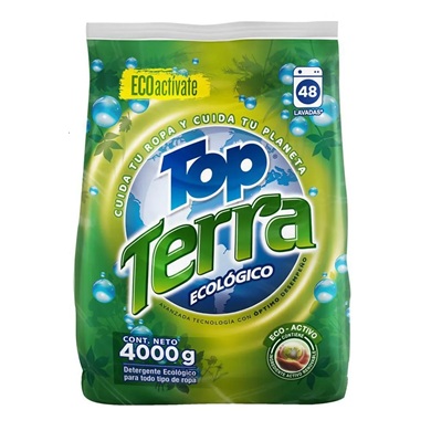 Detergente en polvo TOP TERRA ecológico 4000 gr