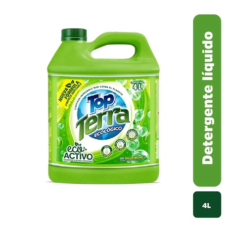 Detergente Top Terra liquido ecológico x 4 LITROS