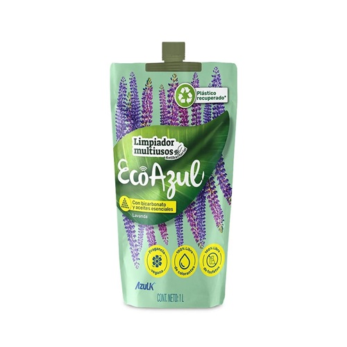 Limpia Pisos Ecoazul Multiusos Antibacterial Doypack x 1Litro