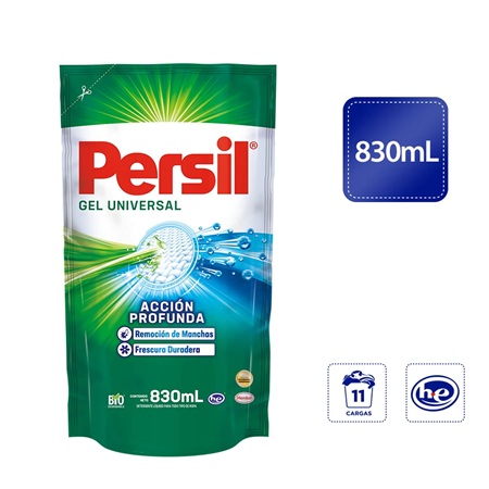Detergente Líquido Persil Universal Acción Profunda 830 ml