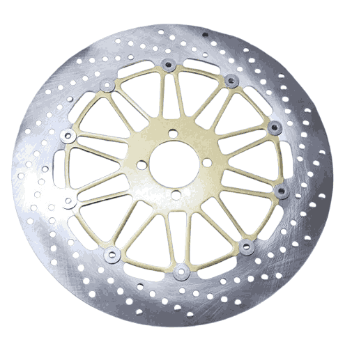 DISCO DE FRENO DELANTERO FLOTANTE VIVA R/DORADO/320mm CON PLATINA DE  MAD/AC-DSC04 (C3-T1)