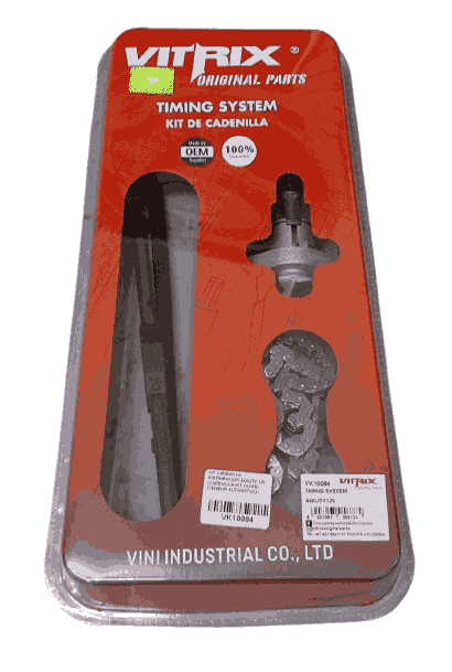 KIT DISTRIBUCION AGILITY 125 (CADENILLA-KIT GUIAS) (TENSOR AUTOMATICO) (H4-c1)