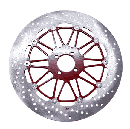 DISCO DE FRENO DELANTERO FLOTANTE VIVA R/ROJA/320mm CON PLATINA DE  MAD/AC-DSC04 (C3-T1)