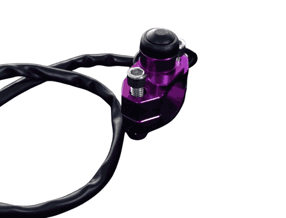 Apagador en aluminio morado  (C4-Y2)