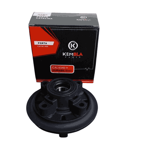 PORTA CATALINA AKT-125 SL/nkd/SL/RX/YBR/CRYPTON110/V80 CON BALINERA Y RETENNEGRO KB (D3-W2)